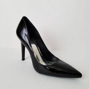 INC International Concepts Black Patent Pumps